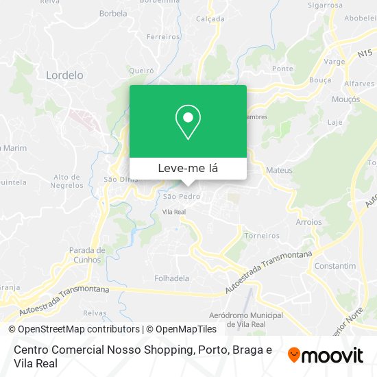 Centro Comercial Nosso Shopping mapa