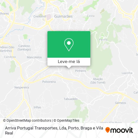 Arriva Portugal Transportes, Lda mapa