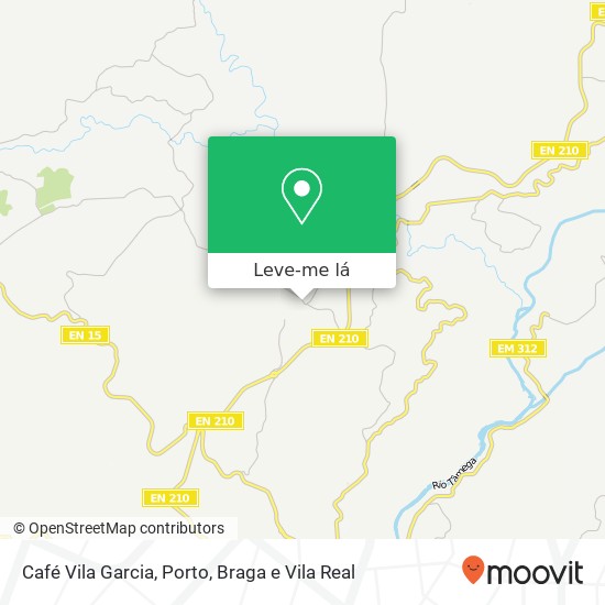 Café Vila Garcia mapa