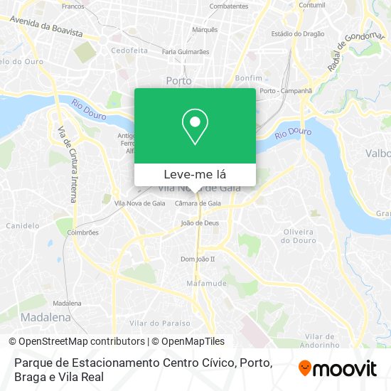 Parque de Estacionamento Centro Cívico mapa