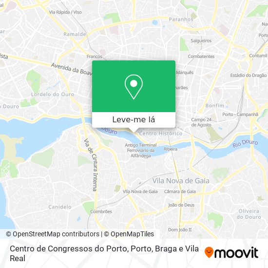 Centro de Congressos do Porto mapa