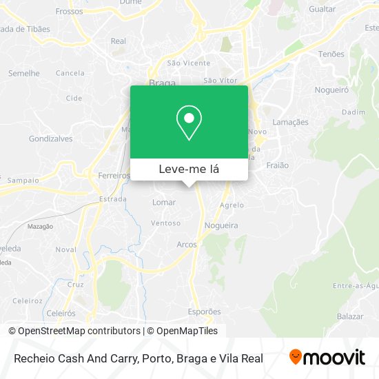 Recheio Cash And Carry mapa