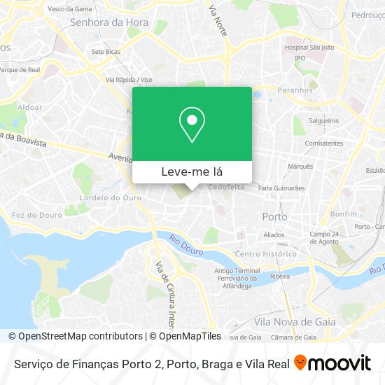 Serviço de Finanças Porto 2 mapa