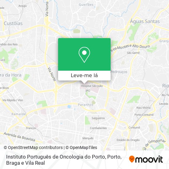 Instituto Português de Oncologia do Porto mapa