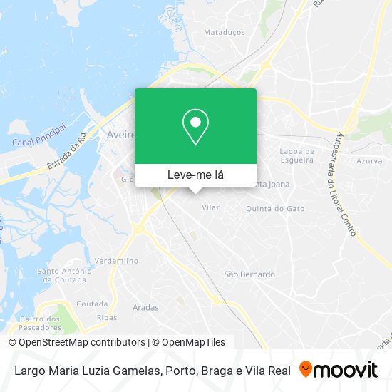 Largo Maria Luzia Gamelas mapa