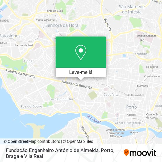 Fundação Engenheiro António de Almeida mapa