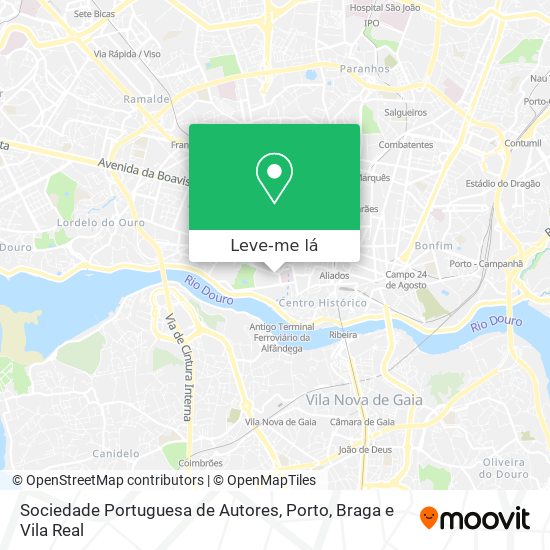 Sociedade Portuguesa de Autores mapa