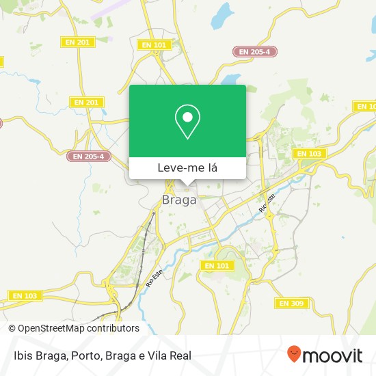 Ibis Braga mapa