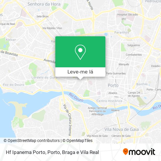 Hf Ipanema Porto mapa