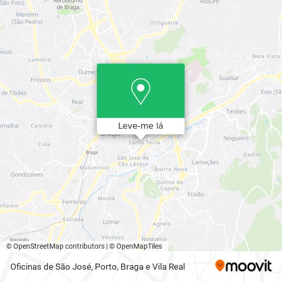 Oficinas de São José mapa