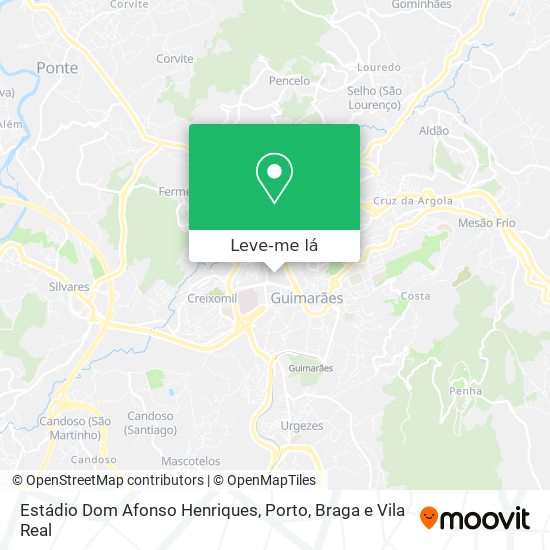Estádio Dom Afonso Henriques mapa