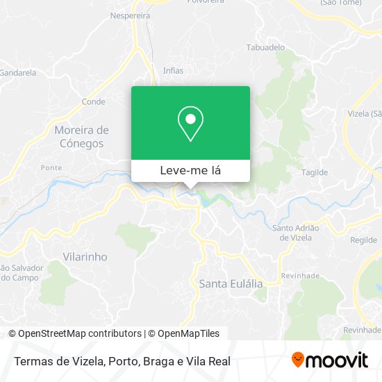 Termas de Vizela mapa