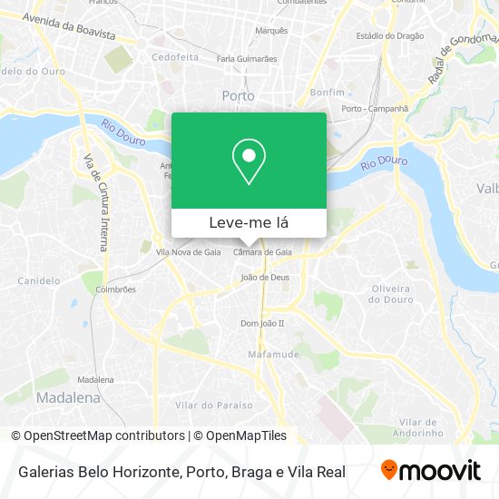 Galerias Belo Horizonte mapa