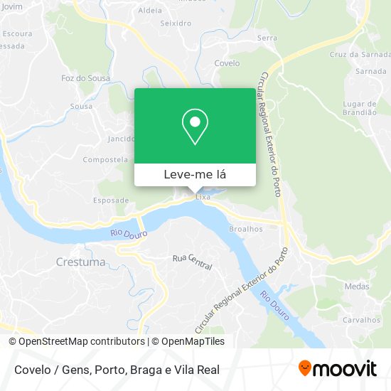 Covelo / Gens mapa