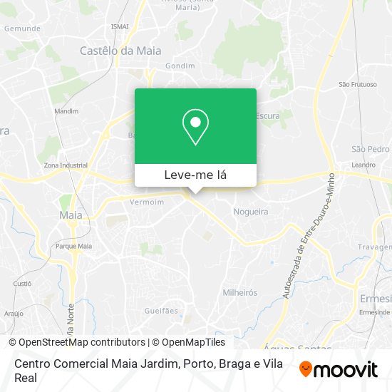 Centro Comercial Maia Jardim mapa