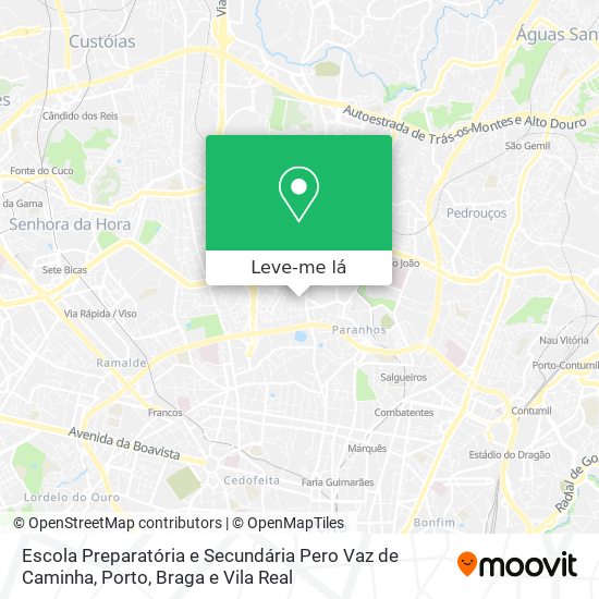 Escola Preparatória e Secundária Pero Vaz de Caminha mapa