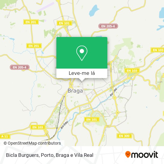 Bicla Burguers mapa