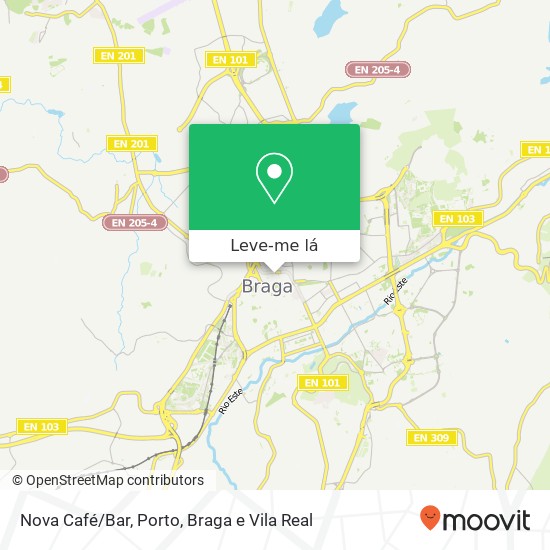 Nova Café/Bar mapa