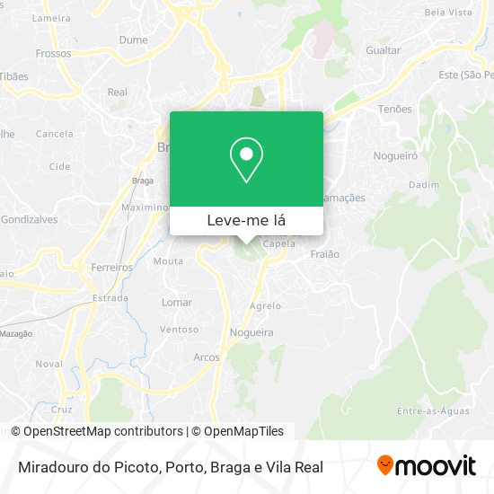 Miradouro do Picoto mapa