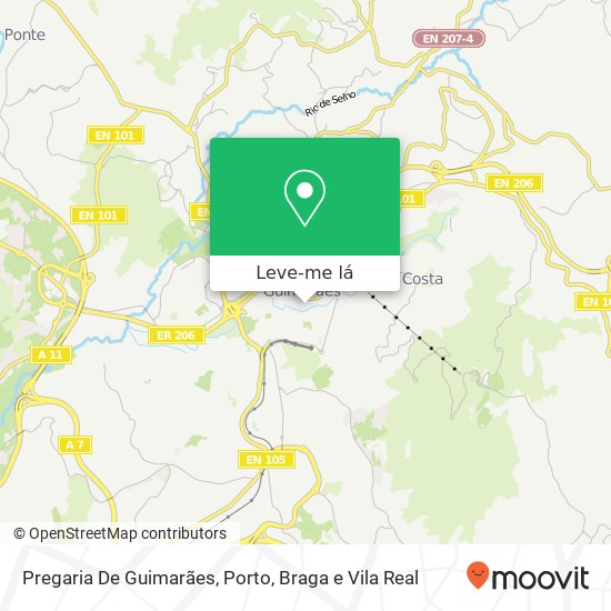 Pregaria De Guimarães mapa