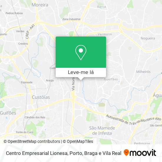 Centro Empresarial Lionesa mapa