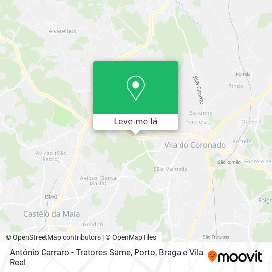António Carraro - Tratores Same mapa
