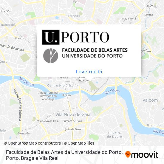 Faculdade de Belas Artes da Universidade do Porto mapa