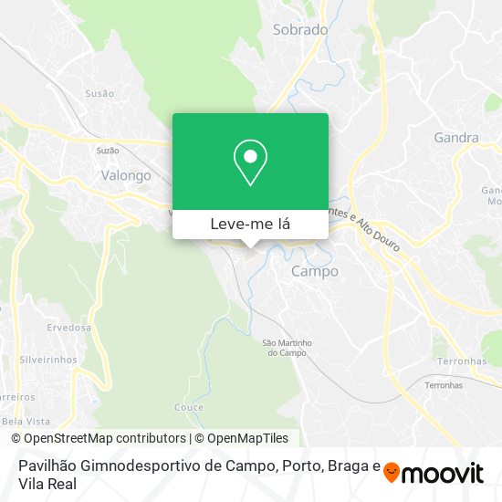 Pavilhão Gimnodesportivo de Campo mapa