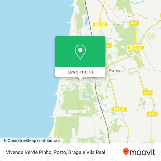 Vivenda Verde Pinho mapa