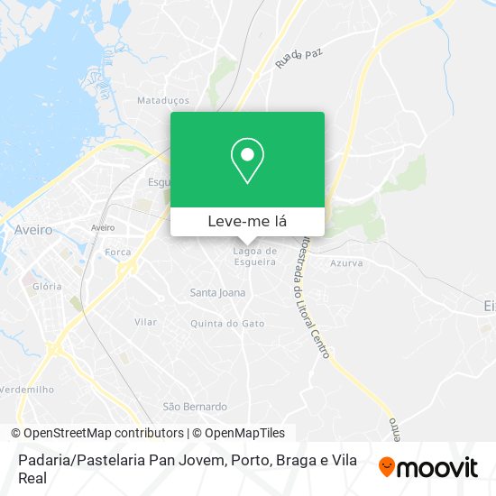 Padaria/Pastelaria Pan Jovem mapa