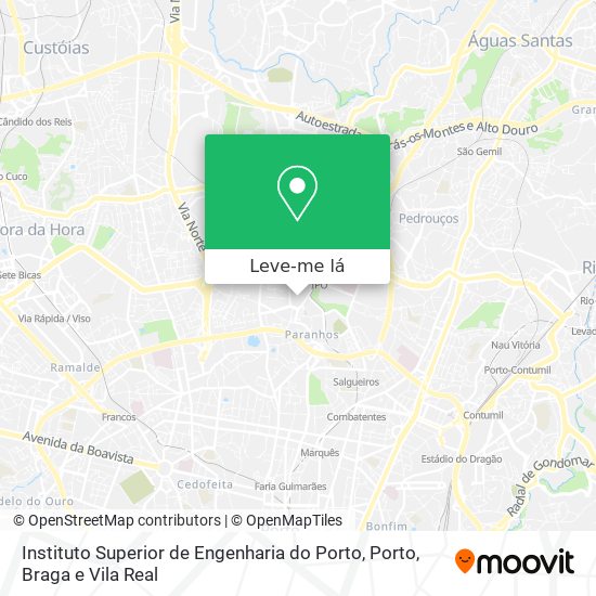 Instituto Superior de Engenharia do Porto mapa