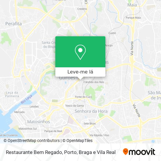 Restaurante Bem Regado mapa