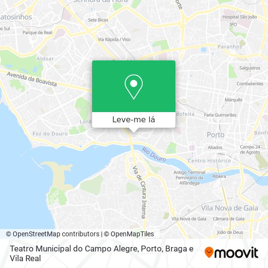 Teatro Municipal do Campo Alegre mapa