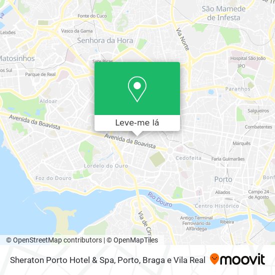 Sheraton Porto Hotel & Spa mapa