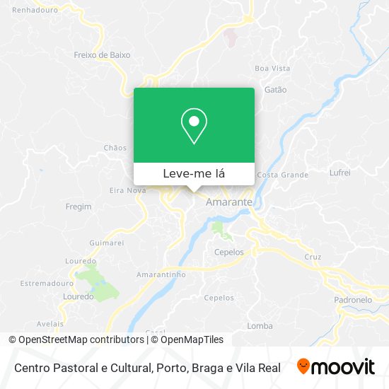 Centro Pastoral e Cultural mapa
