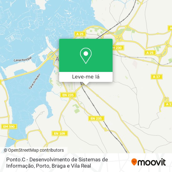 Ponto.C - Desenvolvimento de Sistemas de Informação mapa