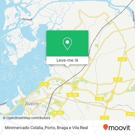 Minimercado Cidália mapa