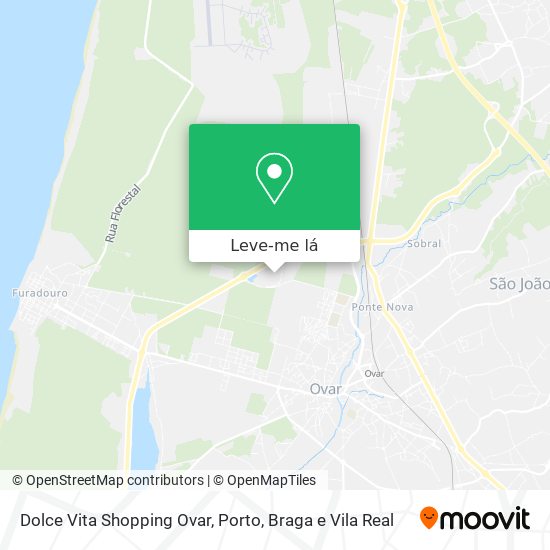 Dolce Vita Shopping Ovar mapa