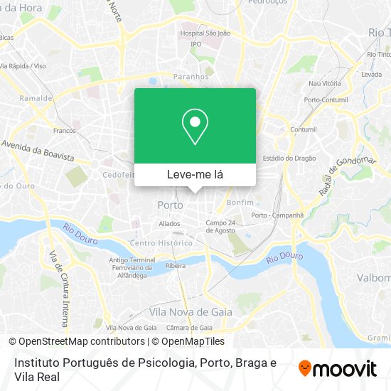 Instituto Português de Psicologia mapa