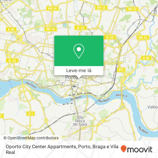 Oporto City Center Appartments mapa