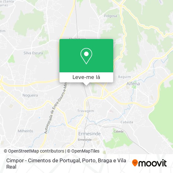 Cimpor - Cimentos de Portugal mapa
