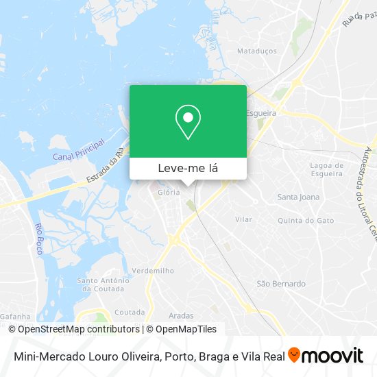 Mini-Mercado Louro Oliveira mapa