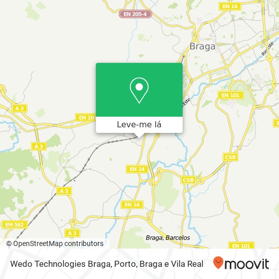 Wedo Technologies Braga mapa