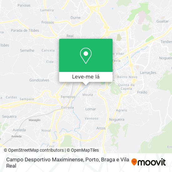 Campo Desportivo Maximinense mapa