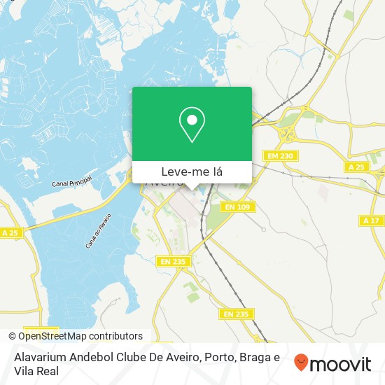 Alavarium Andebol Clube De Aveiro mapa