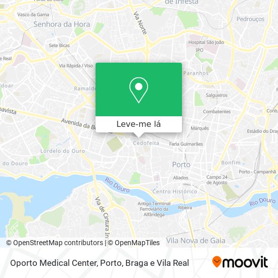 Oporto Medical Center mapa