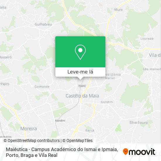 Maiêutica - Campus Académico do Ismai e Ipmaia mapa