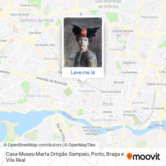 Casa-Museu Marta Ortigão Sampaio mapa