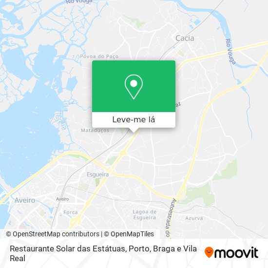 Restaurante Solar das Estátuas mapa