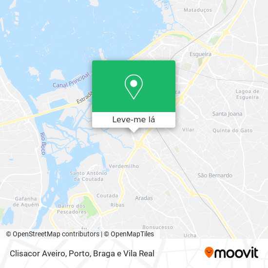 Clisacor Aveiro mapa